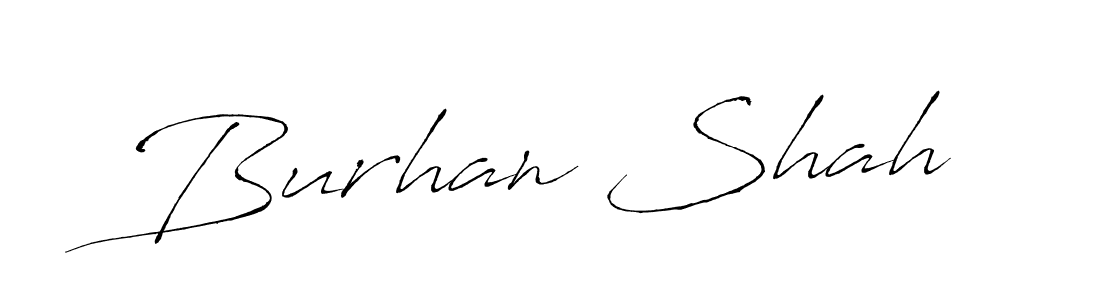 Also You can easily find your signature by using the search form. We will create Burhan Shah name handwritten signature images for you free of cost using Antro_Vectra sign style. Burhan Shah signature style 6 images and pictures png