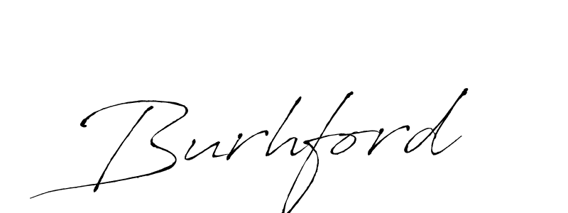 Create a beautiful signature design for name Burhford. With this signature (Antro_Vectra) fonts, you can make a handwritten signature for free. Burhford signature style 6 images and pictures png