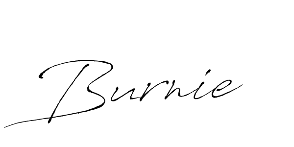 Use a signature maker to create a handwritten signature online. With this signature software, you can design (Antro_Vectra) your own signature for name Burnie. Burnie signature style 6 images and pictures png