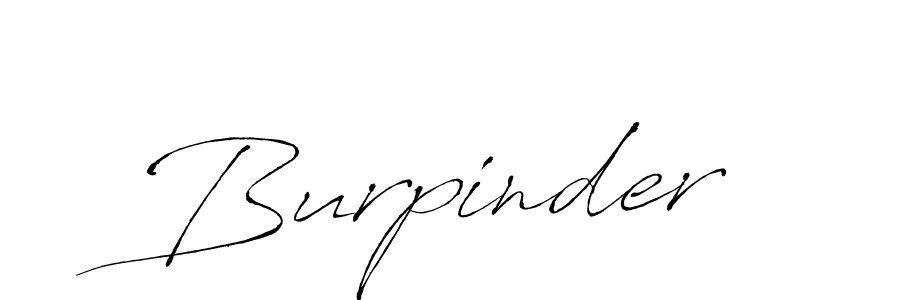 Create a beautiful signature design for name Burpinder. With this signature (Antro_Vectra) fonts, you can make a handwritten signature for free. Burpinder signature style 6 images and pictures png