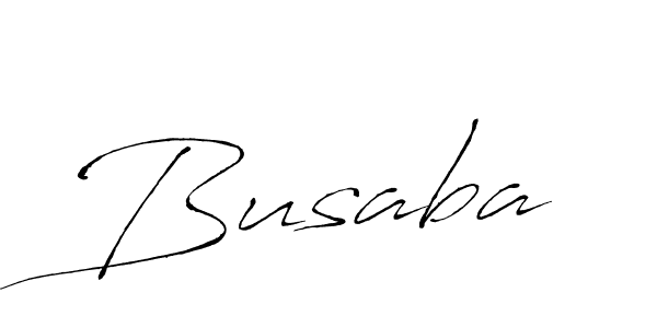 Design your own signature with our free online signature maker. With this signature software, you can create a handwritten (Antro_Vectra) signature for name Busaba. Busaba signature style 6 images and pictures png