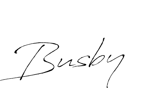 Design your own signature with our free online signature maker. With this signature software, you can create a handwritten (Antro_Vectra) signature for name Busby. Busby signature style 6 images and pictures png