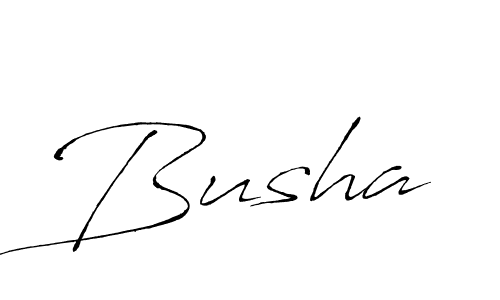 Create a beautiful signature design for name Busha. With this signature (Antro_Vectra) fonts, you can make a handwritten signature for free. Busha signature style 6 images and pictures png