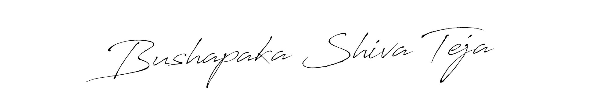 Antro_Vectra is a professional signature style that is perfect for those who want to add a touch of class to their signature. It is also a great choice for those who want to make their signature more unique. Get Bushapaka Shiva Teja name to fancy signature for free. Bushapaka Shiva Teja signature style 6 images and pictures png