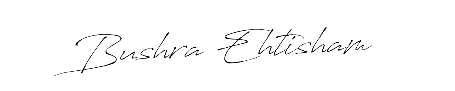 How to make Bushra Ehtisham signature? Antro_Vectra is a professional autograph style. Create handwritten signature for Bushra Ehtisham name. Bushra Ehtisham signature style 6 images and pictures png