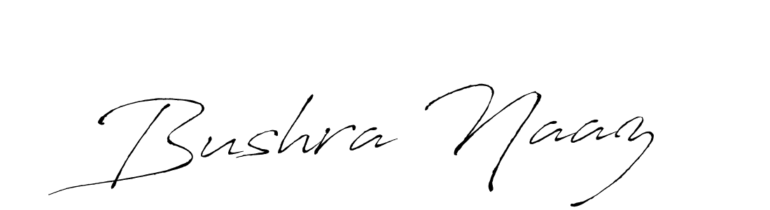 You should practise on your own different ways (Antro_Vectra) to write your name (Bushra Naaz) in signature. don't let someone else do it for you. Bushra Naaz signature style 6 images and pictures png