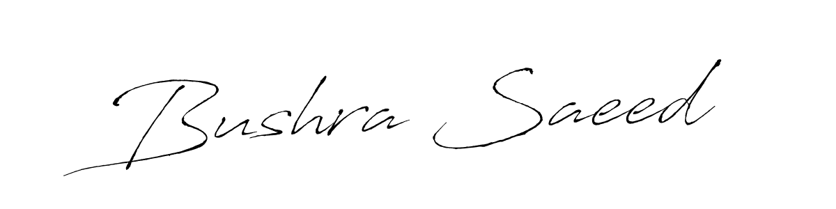 Antro_Vectra is a professional signature style that is perfect for those who want to add a touch of class to their signature. It is also a great choice for those who want to make their signature more unique. Get Bushra Saeed name to fancy signature for free. Bushra Saeed signature style 6 images and pictures png