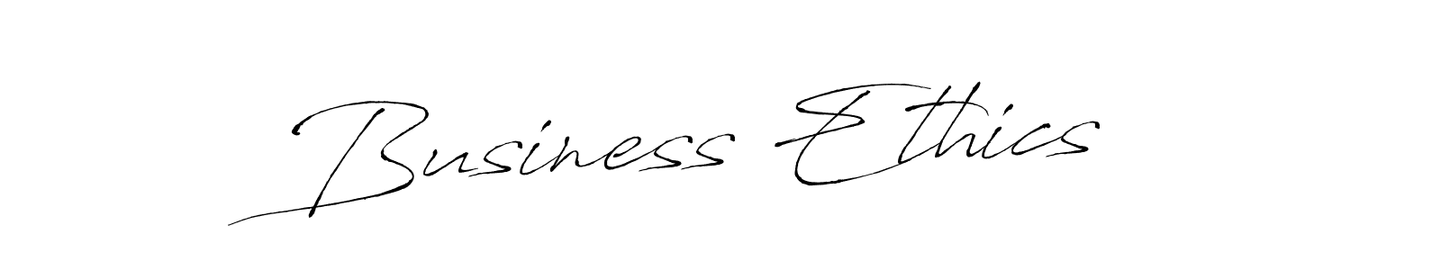 Design your own signature with our free online signature maker. With this signature software, you can create a handwritten (Antro_Vectra) signature for name Business Ethics . Business Ethics  signature style 6 images and pictures png