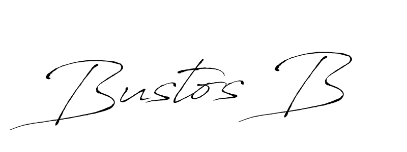 Create a beautiful signature design for name Bustos B. With this signature (Antro_Vectra) fonts, you can make a handwritten signature for free. Bustos B signature style 6 images and pictures png