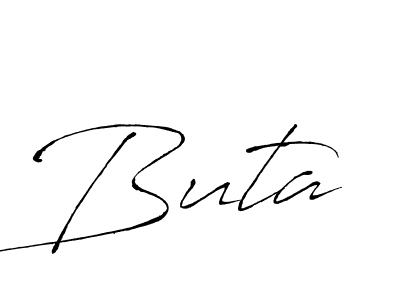 How to make Buta signature? Antro_Vectra is a professional autograph style. Create handwritten signature for Buta name. Buta signature style 6 images and pictures png