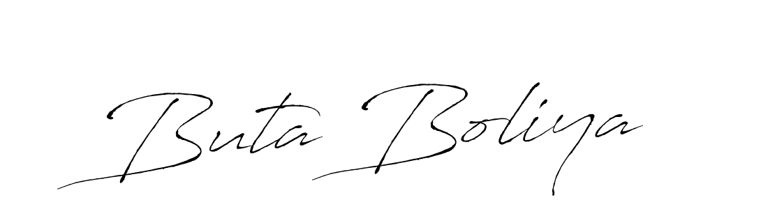 Create a beautiful signature design for name Buta Boliya. With this signature (Antro_Vectra) fonts, you can make a handwritten signature for free. Buta Boliya signature style 6 images and pictures png