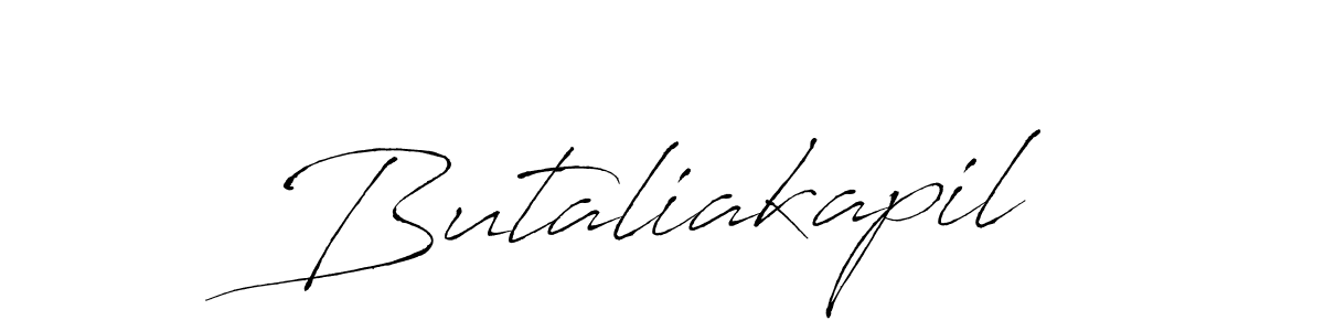 The best way (Antro_Vectra) to make a short signature is to pick only two or three words in your name. The name Butaliakapil include a total of six letters. For converting this name. Butaliakapil signature style 6 images and pictures png