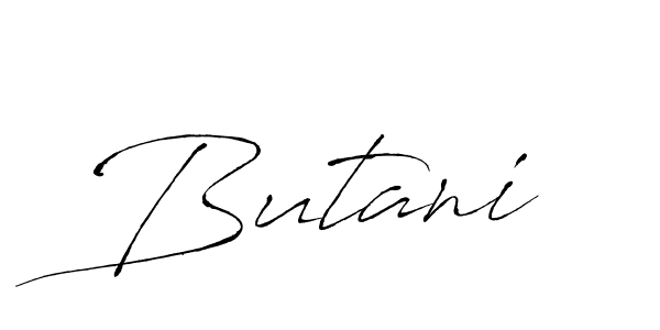 Create a beautiful signature design for name Butani. With this signature (Antro_Vectra) fonts, you can make a handwritten signature for free. Butani signature style 6 images and pictures png