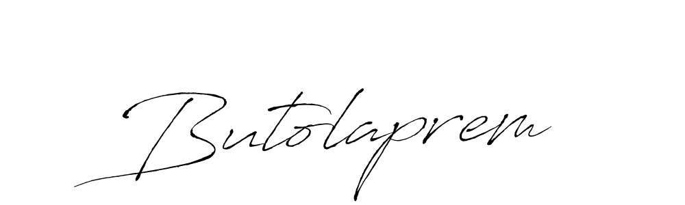 How to make Butolaprem name signature. Use Antro_Vectra style for creating short signs online. This is the latest handwritten sign. Butolaprem signature style 6 images and pictures png