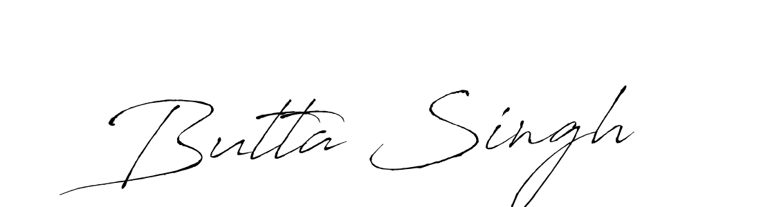 Make a beautiful signature design for name Butta Singh. With this signature (Antro_Vectra) style, you can create a handwritten signature for free. Butta Singh signature style 6 images and pictures png