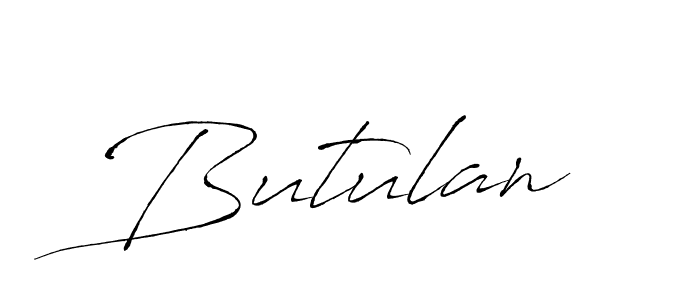 How to make Butulan signature? Antro_Vectra is a professional autograph style. Create handwritten signature for Butulan name. Butulan signature style 6 images and pictures png