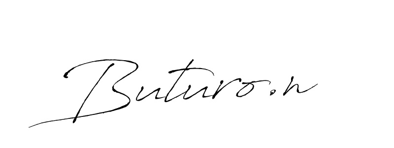Make a beautiful signature design for name Buturo.n. With this signature (Antro_Vectra) style, you can create a handwritten signature for free. Buturo.n signature style 6 images and pictures png