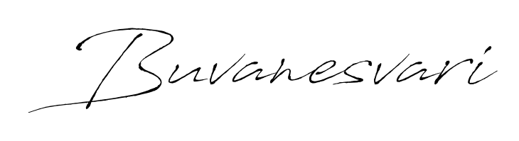 Create your official email sign-off with Buvanesvari name in Antro_Vectra style. Crisp, clean, and perfectly legible across all screens. Buvanesvari signature style 6 images and pictures png
