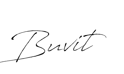 Make a beautiful signature design for name Buvit. With this signature (Antro_Vectra) style, you can create a handwritten signature for free. Buvit signature style 6 images and pictures png