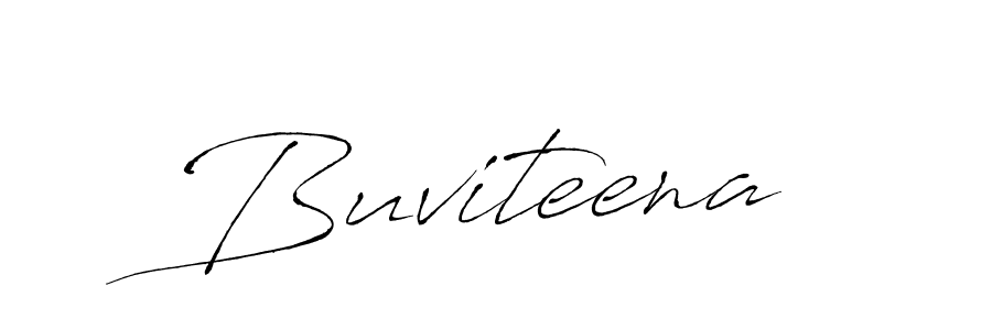 Create a beautiful signature design for name Buviteena. With this signature (Antro_Vectra) fonts, you can make a handwritten signature for free. Buviteena signature style 6 images and pictures png