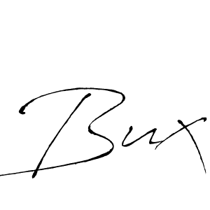 How to Draw Bux signature style? Antro_Vectra is a latest design signature styles for name Bux. Bux signature style 6 images and pictures png