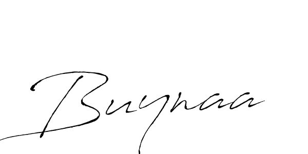 Make a beautiful signature design for name Buynaa. With this signature (Antro_Vectra) style, you can create a handwritten signature for free. Buynaa signature style 6 images and pictures png