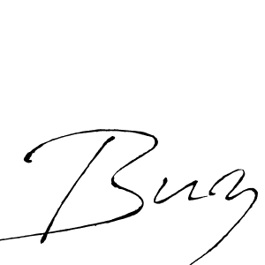 Make a beautiful signature design for name Buz. With this signature (Antro_Vectra) style, you can create a handwritten signature for free. Buz signature style 6 images and pictures png