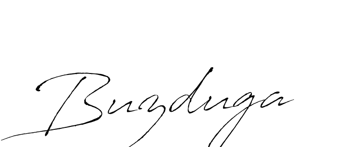 Design your own signature with our free online signature maker. With this signature software, you can create a handwritten (Antro_Vectra) signature for name Buzduga. Buzduga signature style 6 images and pictures png