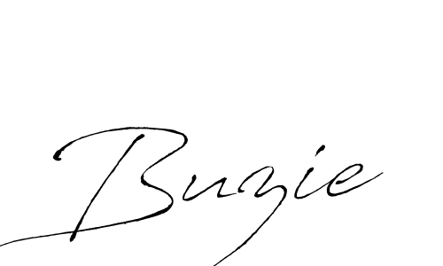 Design your own signature with our free online signature maker. With this signature software, you can create a handwritten (Antro_Vectra) signature for name Buzie. Buzie signature style 6 images and pictures png