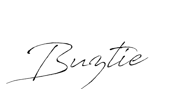Design your own signature with our free online signature maker. With this signature software, you can create a handwritten (Antro_Vectra) signature for name Buztie. Buztie signature style 6 images and pictures png