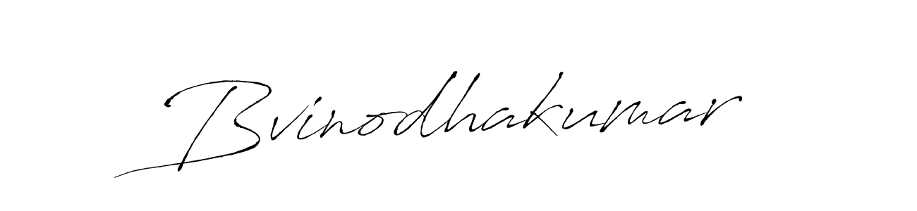 Bvinodhakumar stylish signature style. Best Handwritten Sign (Antro_Vectra) for my name. Handwritten Signature Collection Ideas for my name Bvinodhakumar. Bvinodhakumar signature style 6 images and pictures png
