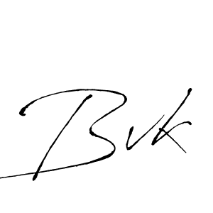 Use a signature maker to create a handwritten signature online. With this signature software, you can design (Antro_Vectra) your own signature for name Bvk. Bvk signature style 6 images and pictures png