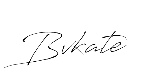 Make a beautiful signature design for name Bvkate. With this signature (Antro_Vectra) style, you can create a handwritten signature for free. Bvkate signature style 6 images and pictures png