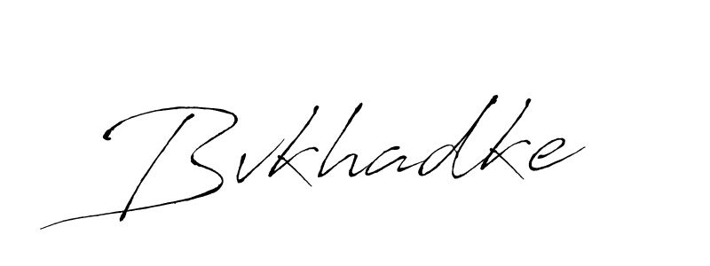 Antro_Vectra is a professional signature style that is perfect for those who want to add a touch of class to their signature. It is also a great choice for those who want to make their signature more unique. Get Bvkhadke name to fancy signature for free. Bvkhadke signature style 6 images and pictures png