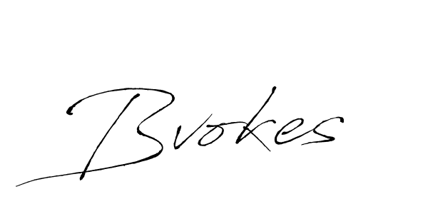 Design your own signature with our free online signature maker. With this signature software, you can create a handwritten (Antro_Vectra) signature for name Bvokes. Bvokes signature style 6 images and pictures png