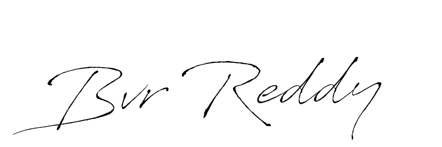 Create a beautiful signature design for name Bvr Reddy. With this signature (Antro_Vectra) fonts, you can make a handwritten signature for free. Bvr Reddy signature style 6 images and pictures png