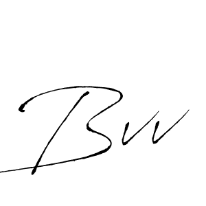 Antro_Vectra is a professional signature style that is perfect for those who want to add a touch of class to their signature. It is also a great choice for those who want to make their signature more unique. Get Bvv name to fancy signature for free. Bvv signature style 6 images and pictures png