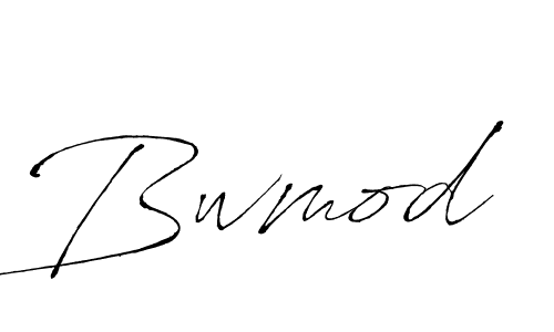 How to make Bwmod name signature. Use Antro_Vectra style for creating short signs online. This is the latest handwritten sign. Bwmod signature style 6 images and pictures png