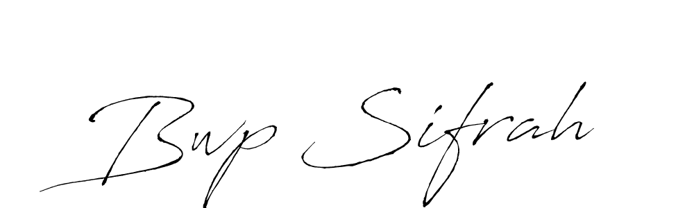 How to Draw Bwp Sifrah signature style? Antro_Vectra is a latest design signature styles for name Bwp Sifrah. Bwp Sifrah signature style 6 images and pictures png