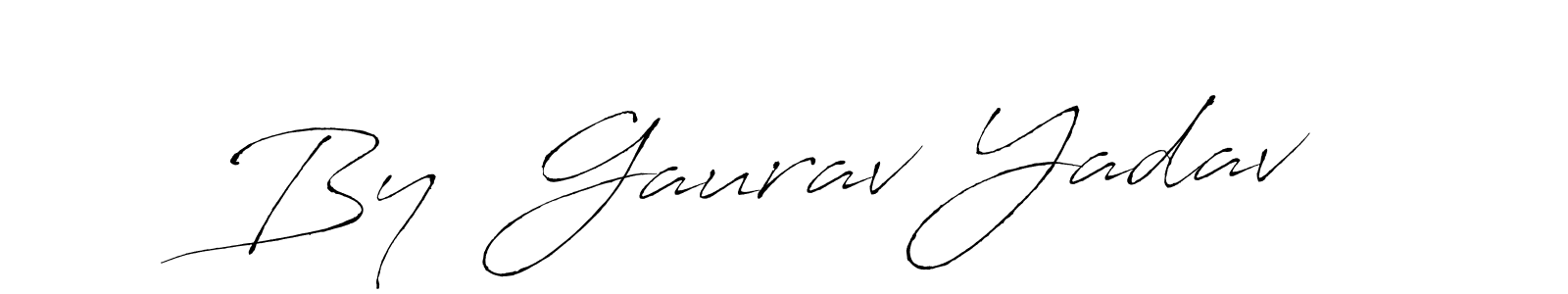 The best way (Antro_Vectra) to make a short signature is to pick only two or three words in your name. The name By  Gaurav Yadav include a total of six letters. For converting this name. By  Gaurav Yadav signature style 6 images and pictures png