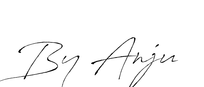 You should practise on your own different ways (Antro_Vectra) to write your name (By Anju) in signature. don't let someone else do it for you. By Anju signature style 6 images and pictures png