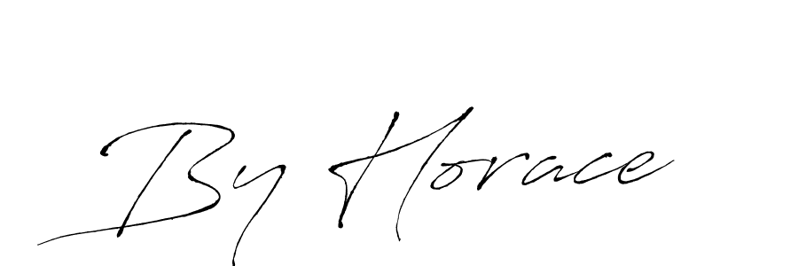 Create a beautiful signature design for name By Horace. With this signature (Antro_Vectra) fonts, you can make a handwritten signature for free. By Horace signature style 6 images and pictures png