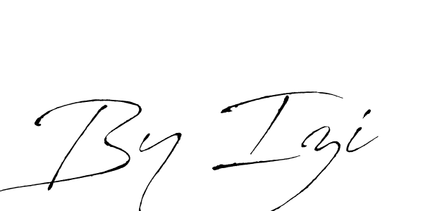 The best way (Antro_Vectra) to make a short signature is to pick only two or three words in your name. The name By Izi include a total of six letters. For converting this name. By Izi signature style 6 images and pictures png
