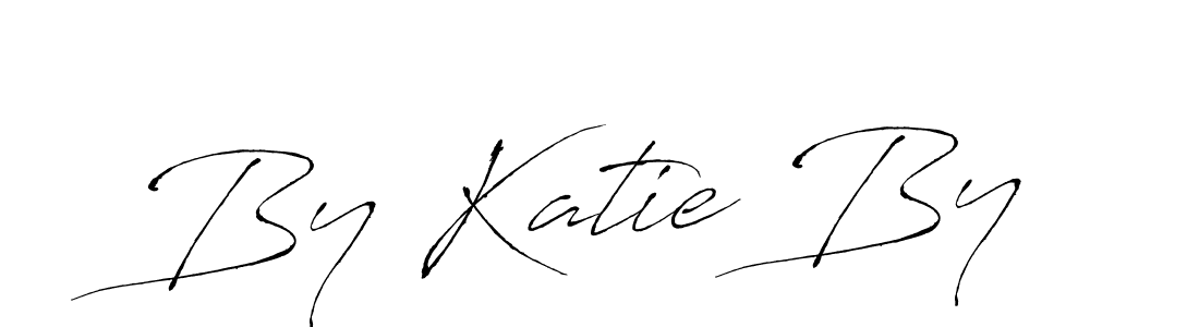 Make a beautiful signature design for name By Katie By. With this signature (Antro_Vectra) style, you can create a handwritten signature for free. By Katie By signature style 6 images and pictures png