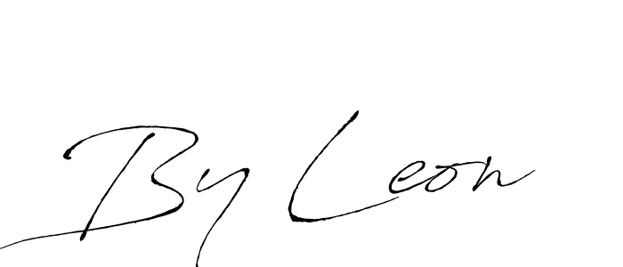 Also You can easily find your signature by using the search form. We will create By Leon name handwritten signature images for you free of cost using Antro_Vectra sign style. By Leon signature style 6 images and pictures png