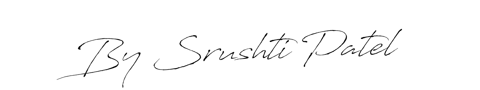 Make a beautiful signature design for name By Srushti Patel. Use this online signature maker to create a handwritten signature for free. By Srushti Patel signature style 6 images and pictures png