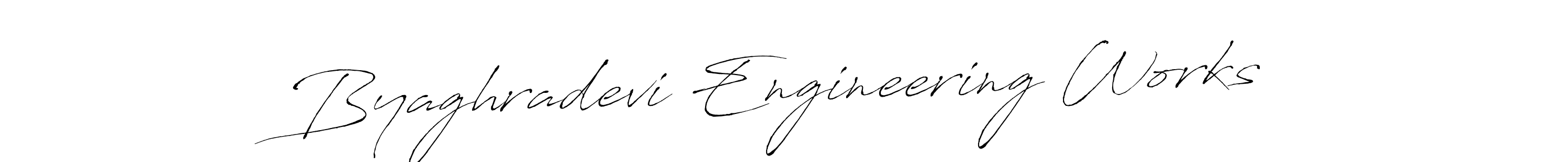 Create a beautiful signature design for name Byaghradevi Engineering Works. With this signature (Antro_Vectra) fonts, you can make a handwritten signature for free. Byaghradevi Engineering Works signature style 6 images and pictures png