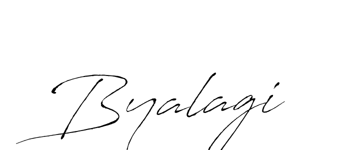 Create a beautiful signature design for name Byalagi. With this signature (Antro_Vectra) fonts, you can make a handwritten signature for free. Byalagi signature style 6 images and pictures png