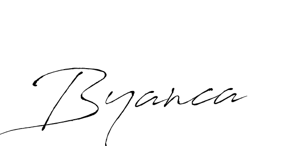 Once you've used our free online signature maker to create your best signature Antro_Vectra style, it's time to enjoy all of the benefits that Byanca name signing documents. Byanca signature style 6 images and pictures png