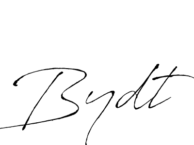 Antro_Vectra is a professional signature style that is perfect for those who want to add a touch of class to their signature. It is also a great choice for those who want to make their signature more unique. Get Bydt name to fancy signature for free. Bydt signature style 6 images and pictures png